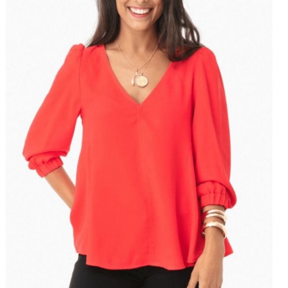 Tuckernuck Hollis Top | Size: XXL | Color: Poppy | Great Condition